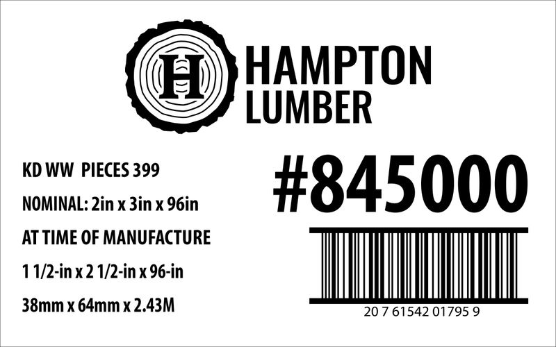 HAMPTON HOME DEPOT BLACK PLACARDS - 500 Per Roll - Minimum Order Quantity 2 Roll
