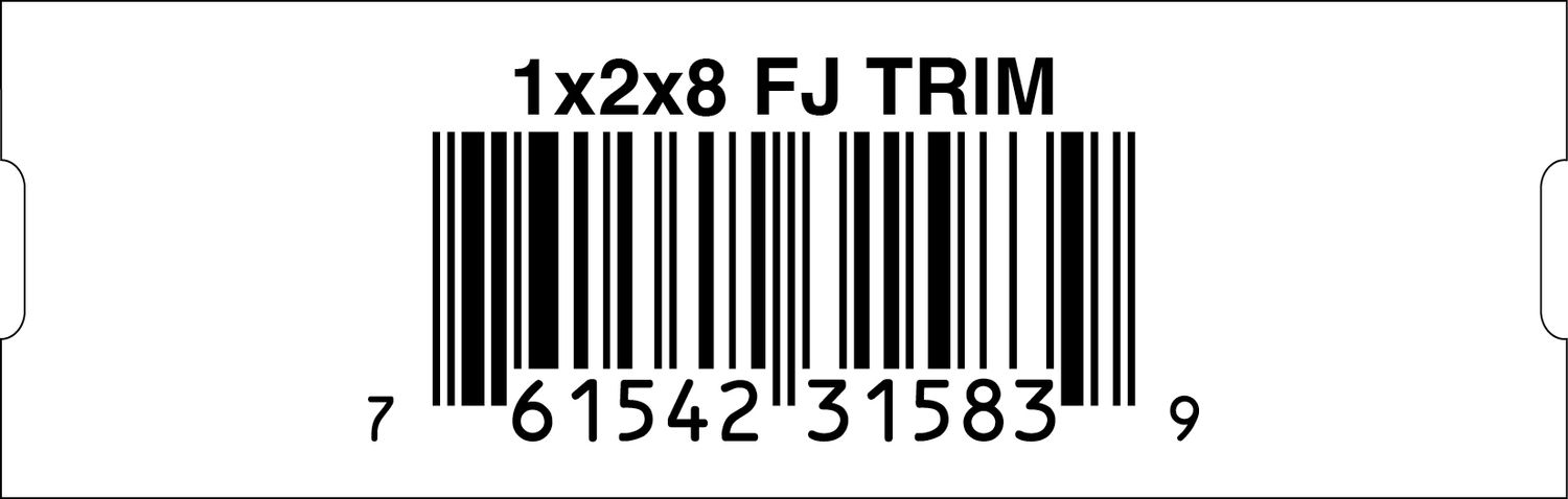 1x2x8 FJ TRIM - 31583-9