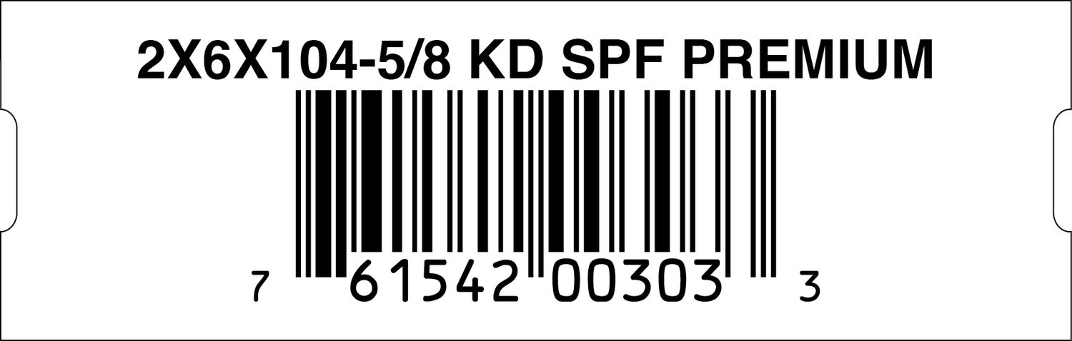 2X6X104-5/8 KD SPF PREMIUM - 00303-3