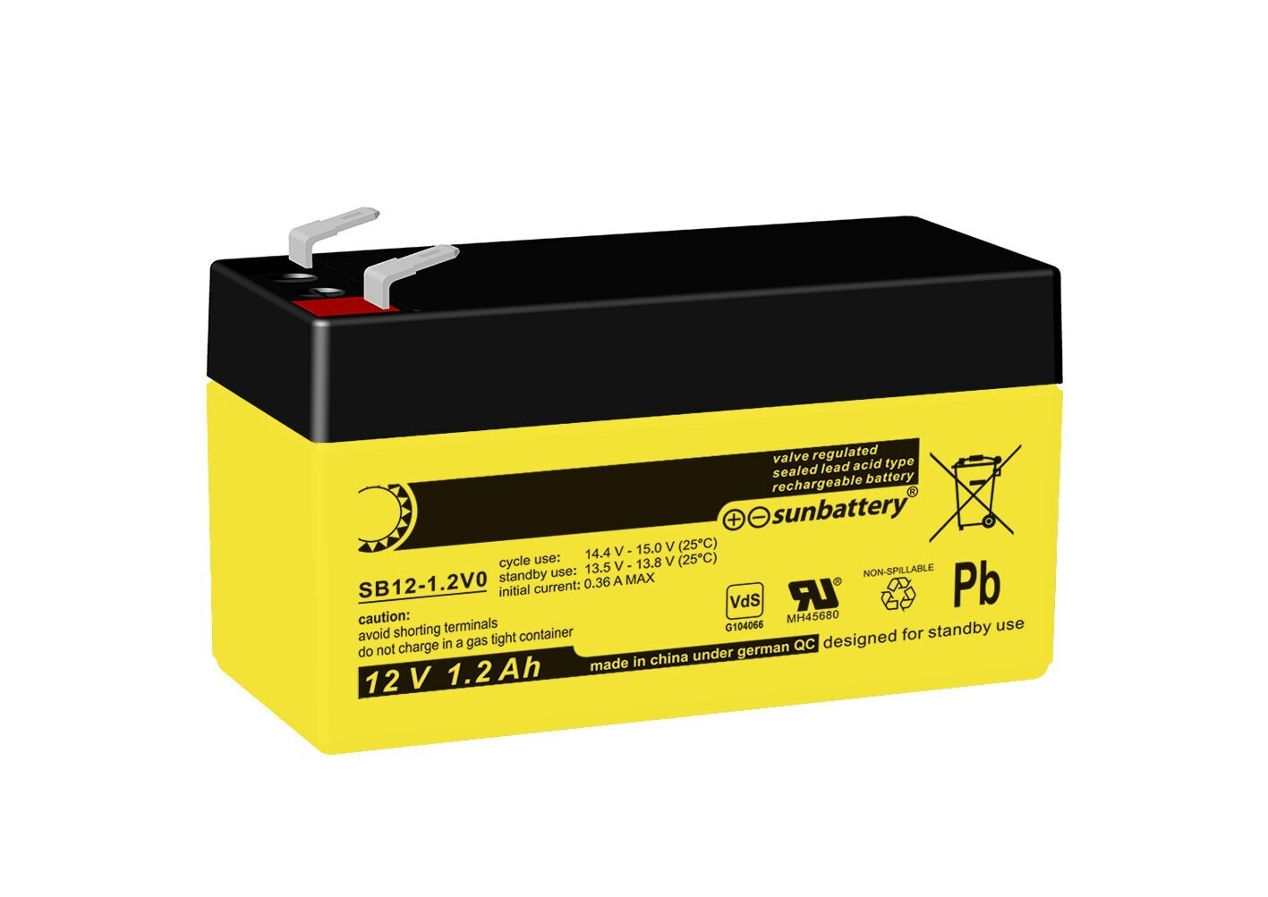 SUN Battery SB12-1.2V0