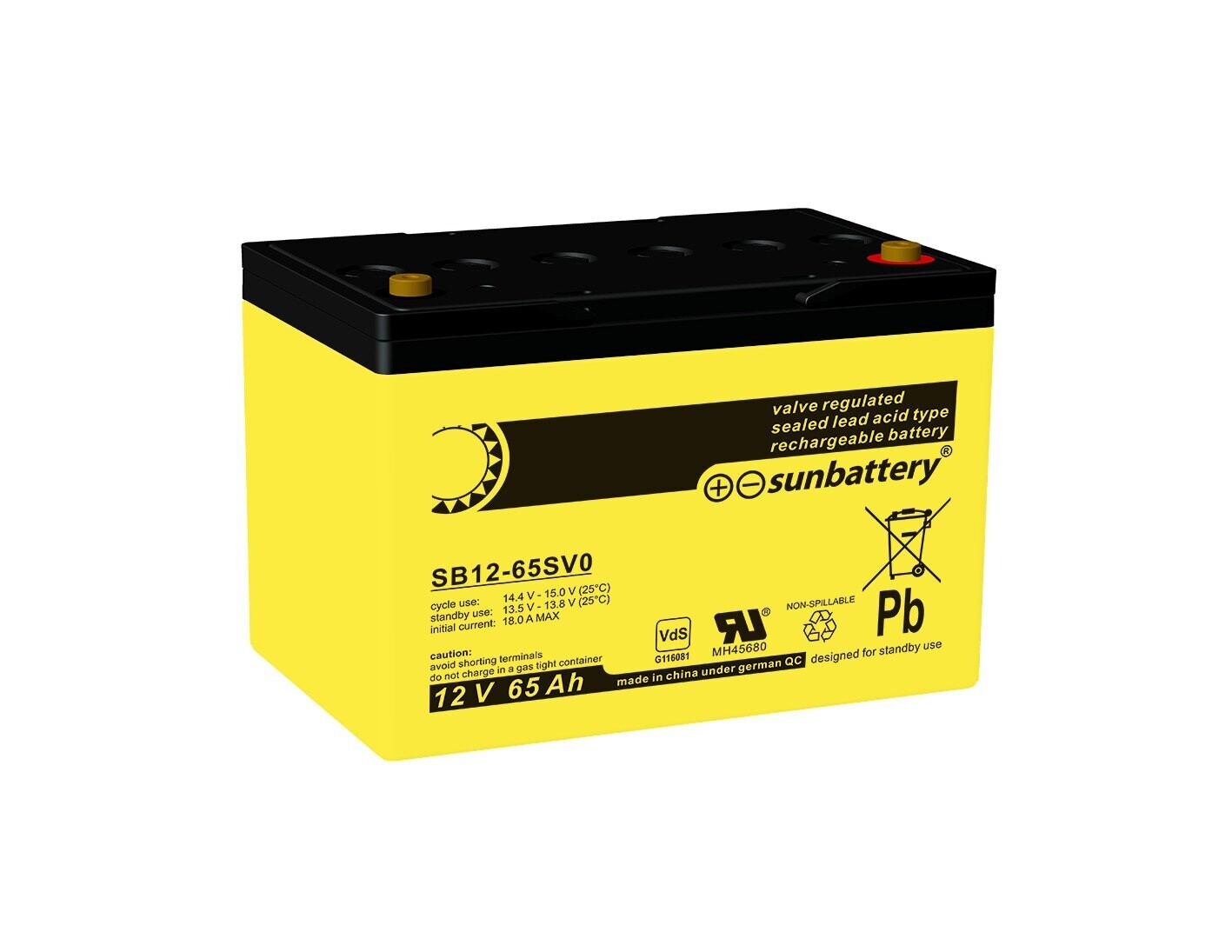 SUN Battery SB12-65SV0
