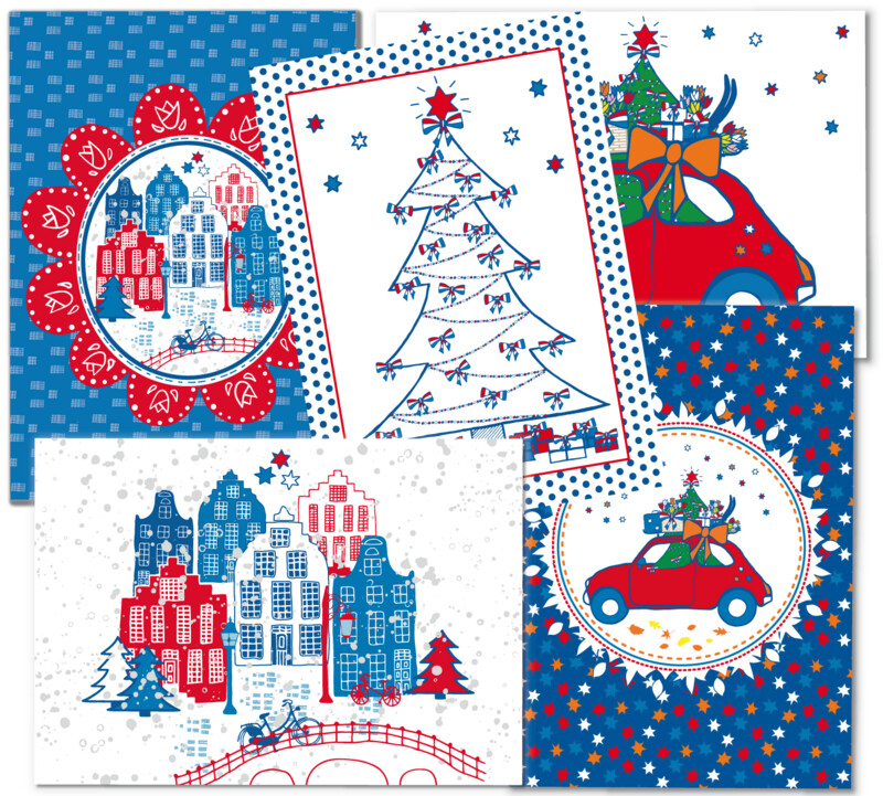 Kerstkaarten set Studio Holland | 20 ansichtkaarten