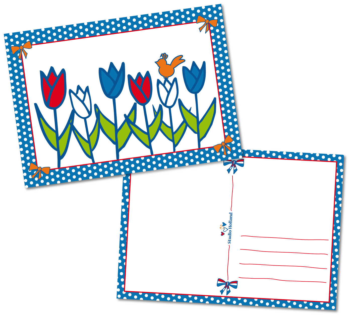 Ansichtkaart Studio Holland Tulpen