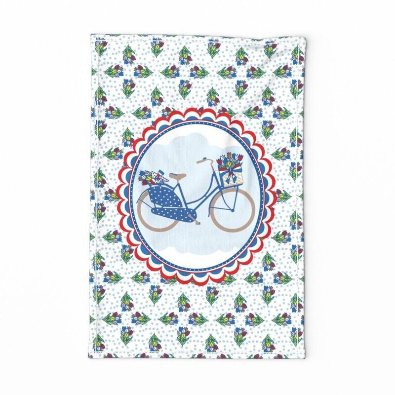 Theedoek Hollandse Fiets