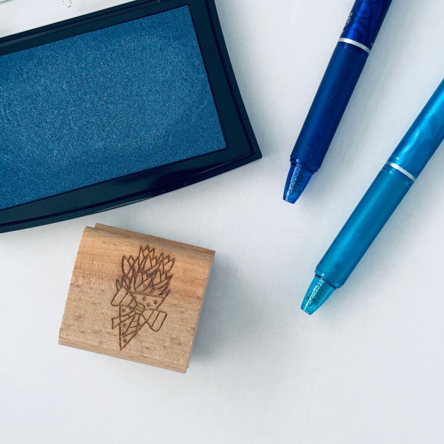 Stempel bosje tulpen