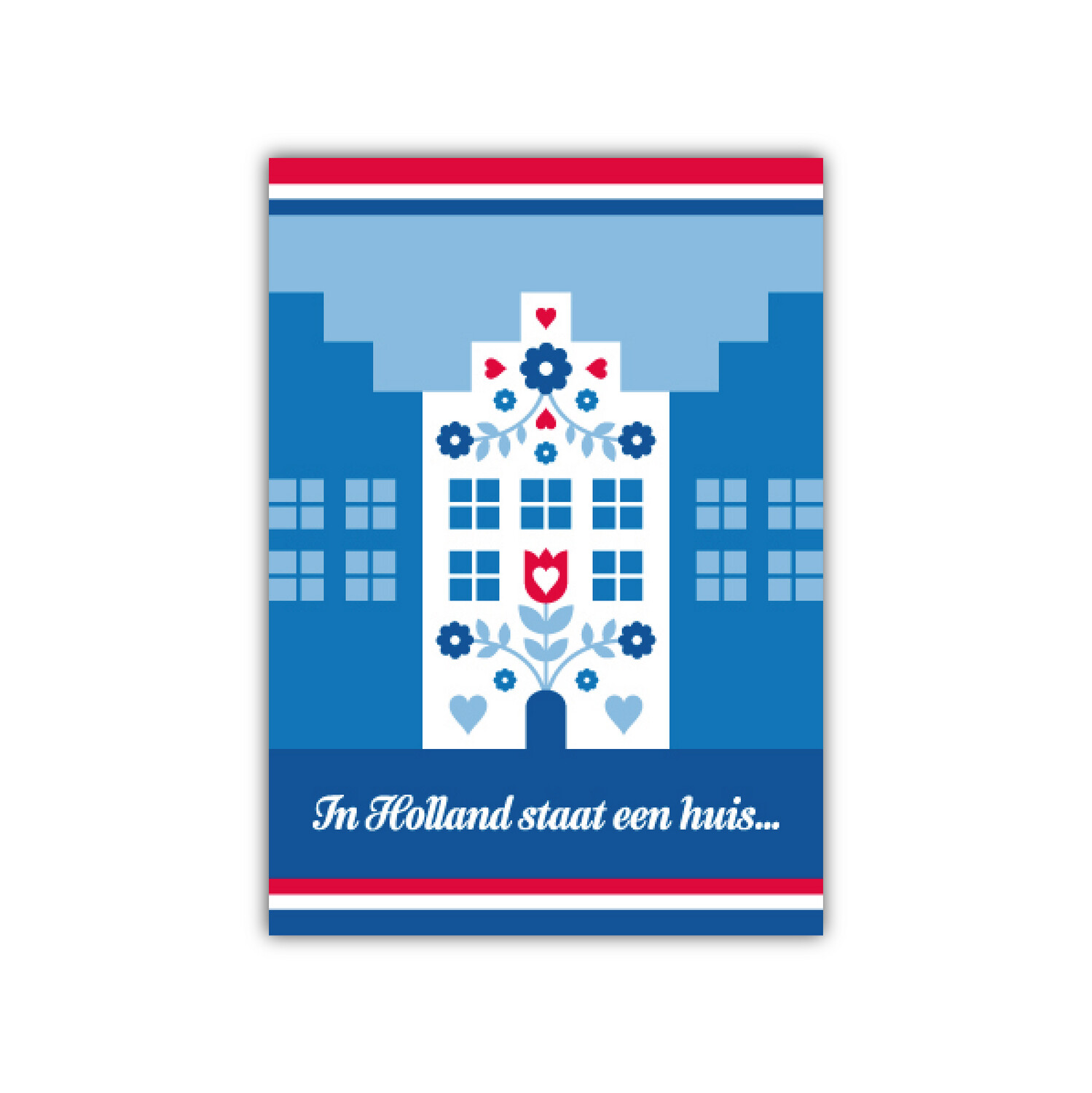 Ansichtkaart Holland huis