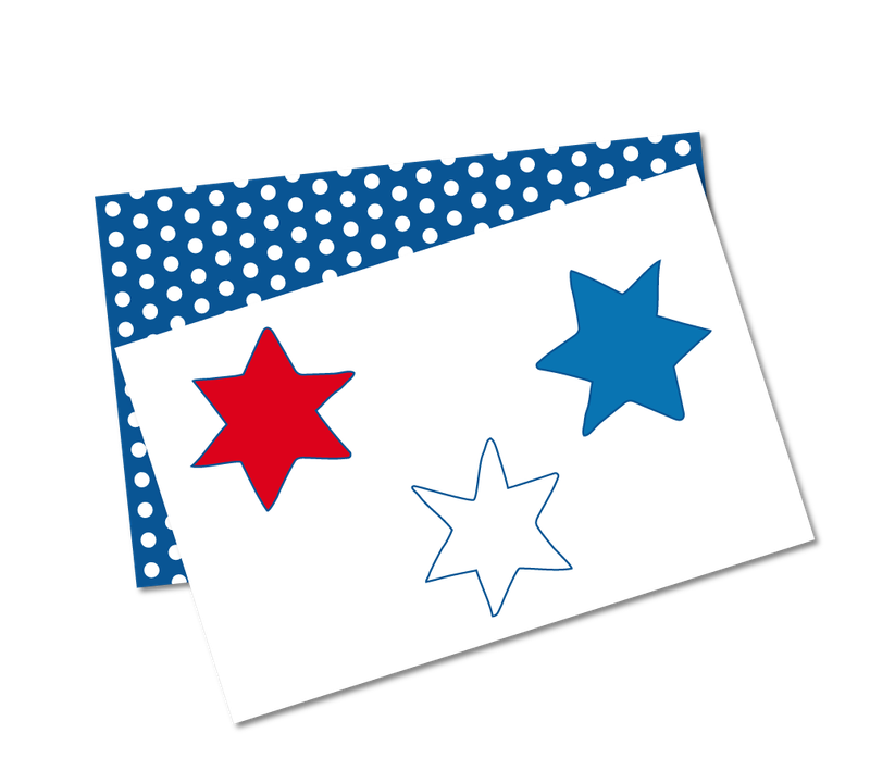 Cadeaukaartjes 2-set Sterren