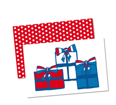 Cadeaukaartje 2-set Cadeau Cadeaukaartje 2-set Cadeau