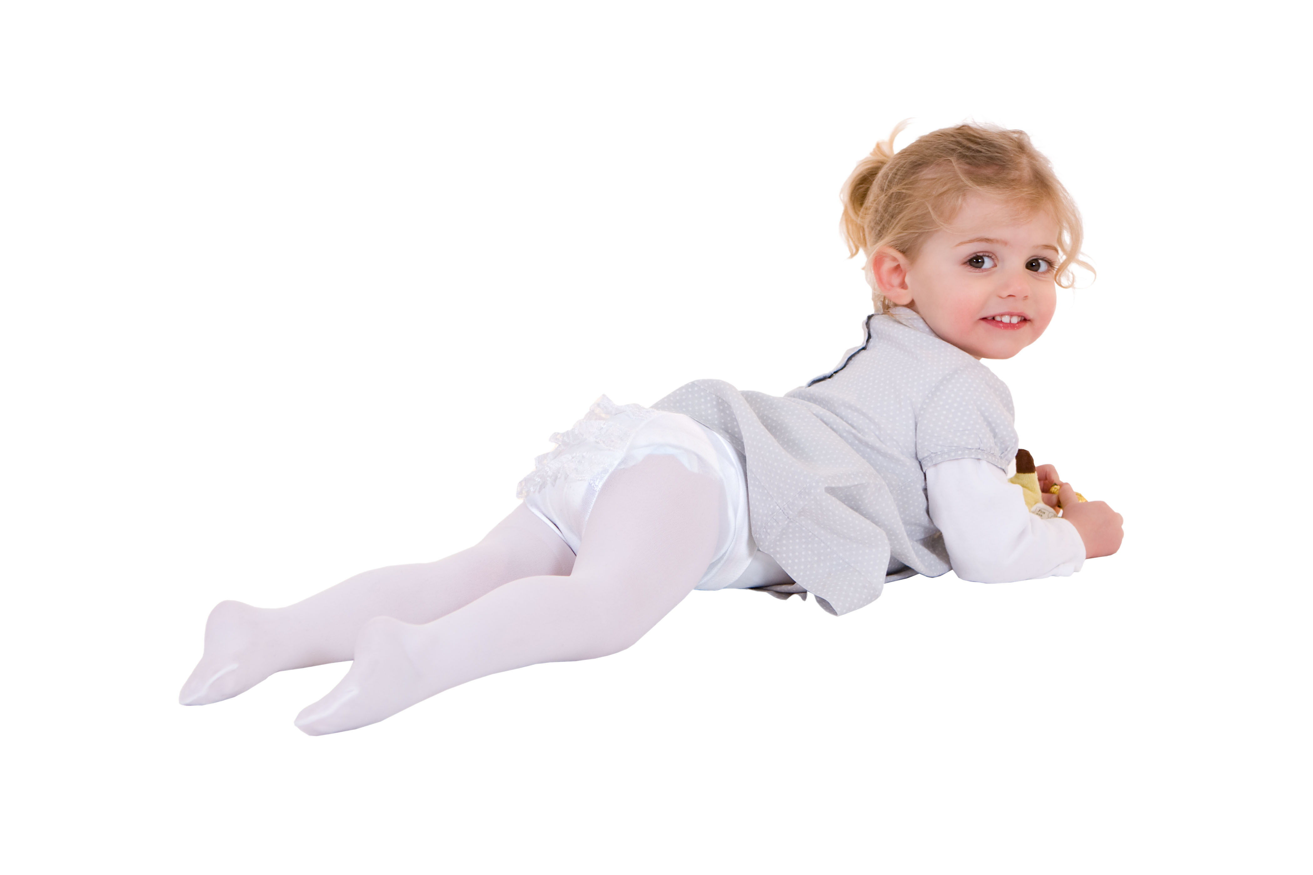 Gorgeous Baby Tights with Frills on the Back . 