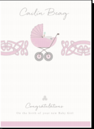 Baby Girl Card