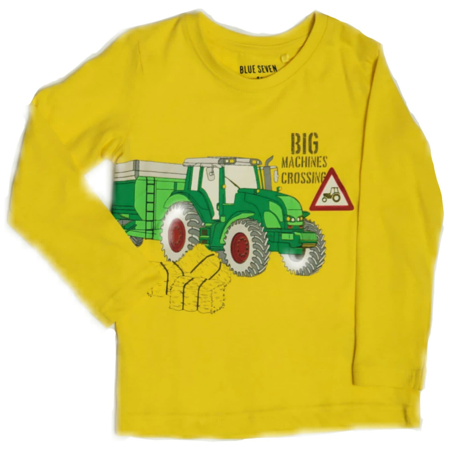 Blue Seven Boys Long sleeved Top Yellow Blue Seven Boys Long sleeved Top Yellow