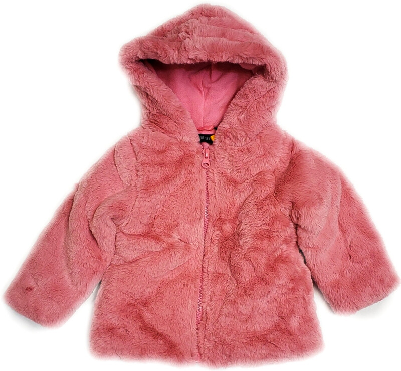 Blue Seven Baby Girl Soft Pink Fleece with Hood Blue Seven Baby Girl Soft Pink Fleece with Hood