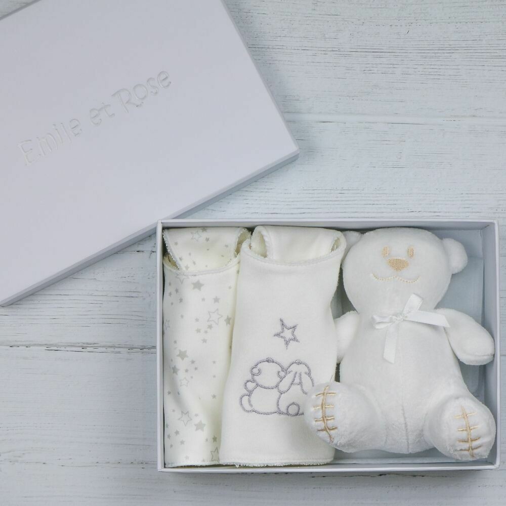 EMILE ET ROSE  White Gift Box Set  Trenton