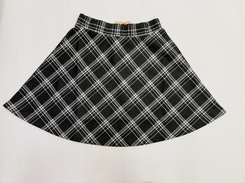 Blue Seven Teen Girl Check Skirt Blue Seven Teen Girl Check Skirt