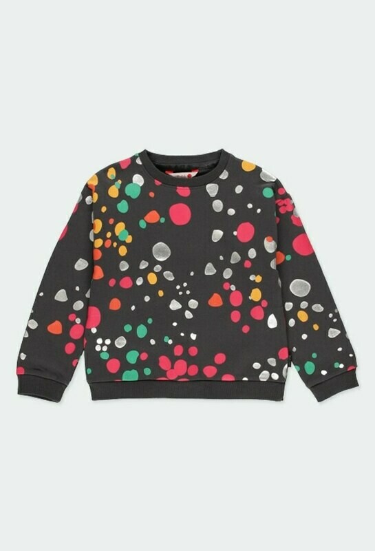 Boboli Girls Fleece sweatshirt polka dot Boboli Girls Fleece sweatshirt polka dot