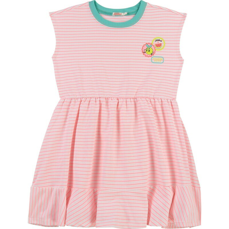 Billie Blush Girls Pink Stripe Summer dress Billie Blush Girls Pink Stripe Summer dress