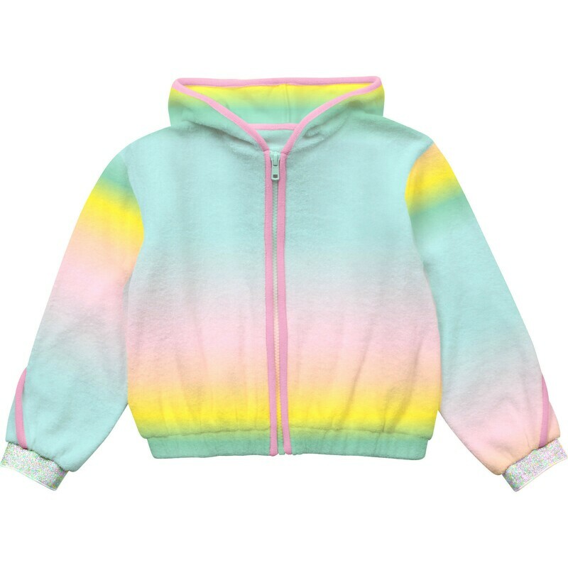 Billie Blush Pink Hood Sweatshirt Rainbow for Girls Billie Blush Pink Hood Sweatshirt Rainbow for Girls