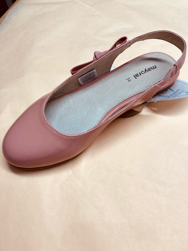 Mayoral Girls Salmon sling back Slip On Shoe Mayoral Girls Salmon sling back Slip On Shoe