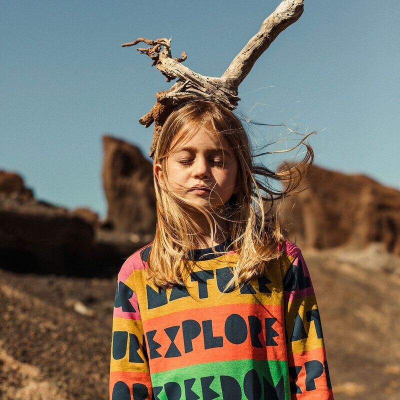 Boboli Girls Nature Explore Freedom Dress Boboli Girls Nature Explore Freedom Dress