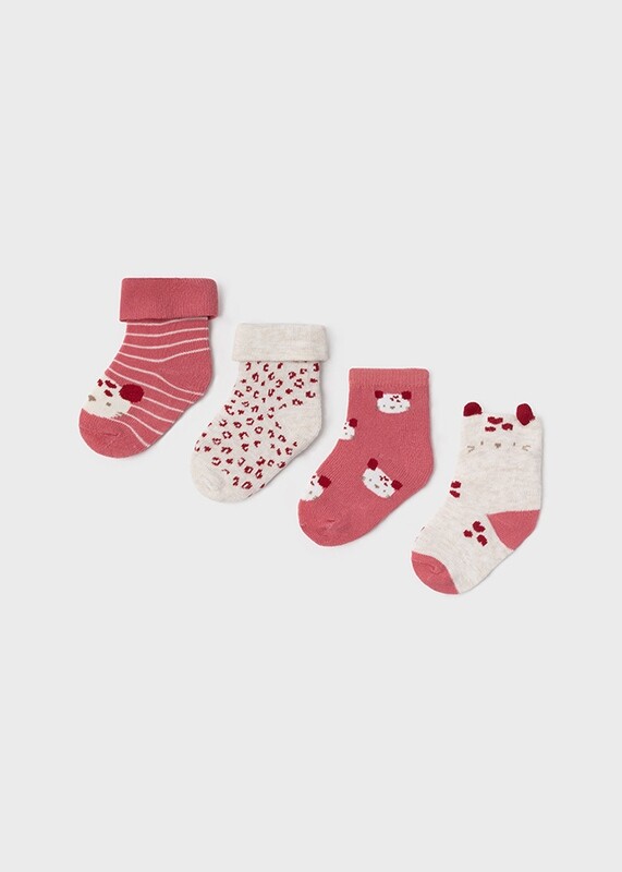 Mayoral Baby Girl Set of 4 pairs Socks Boxed