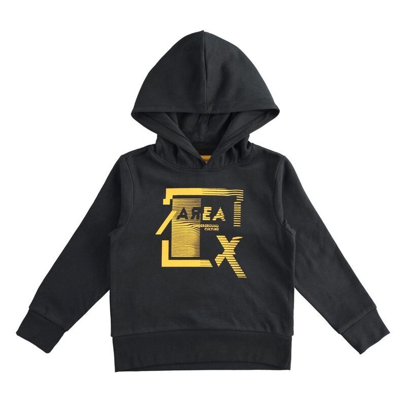 Boys Hood Sweatshirt Black with Hood