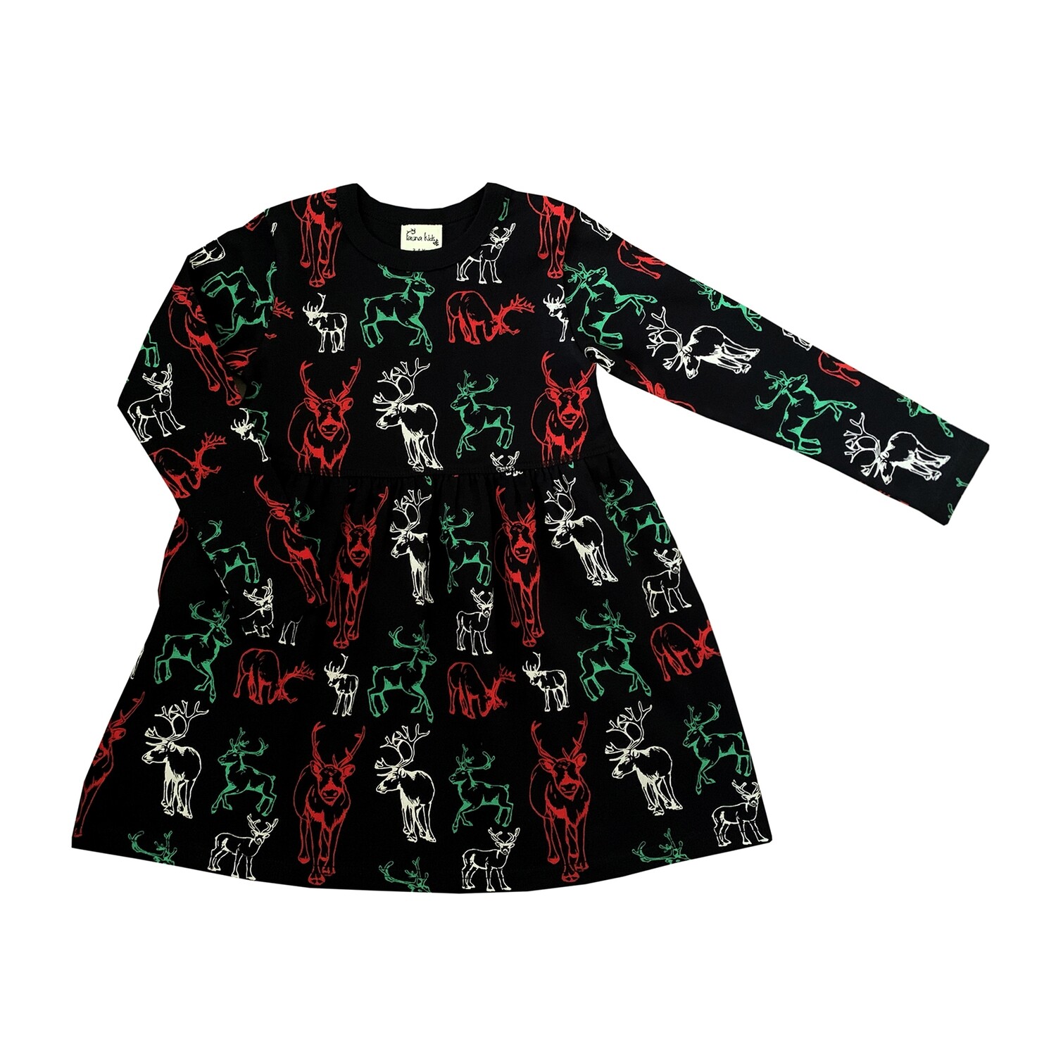 FAUNA Kids Limited Edition Black Reindeer Dress