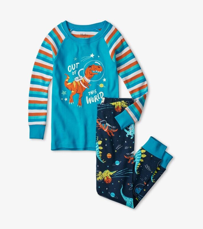Hatley Boys Space Dinos Glow In The Dark Pj Set Hatley Boys Space Dinos Glow In The Dark Pj Set