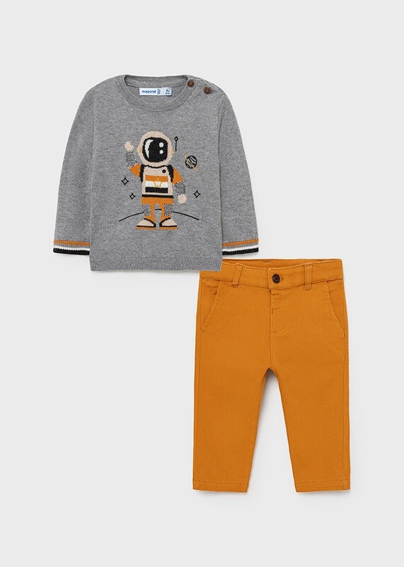 Mayoral Baby Boy Set of trousers and jumper Mayoral Baby Boy Set of trousers and jumper