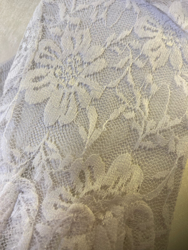 Communion Gloves white lace