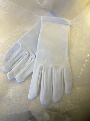 Communion Gloves White