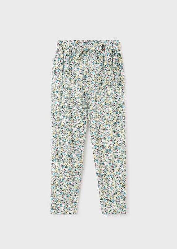 Mayoral Teen Long trousers flower patterned