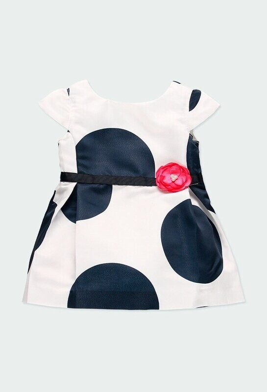 Boboli Girls Fantasy Dress Navy & cream Boboli Girls Fantasy Dress Navy & cream