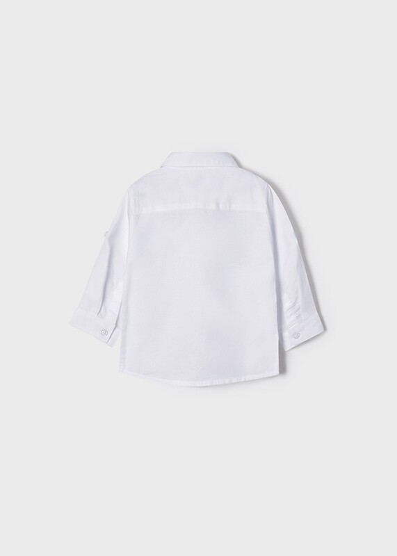 Mayoral Baby Boy Long sleeve white shirt
