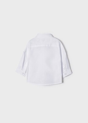 Mayoral Baby Boy Long sleeve white shirt