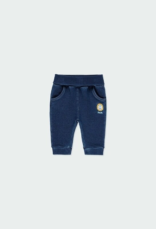Boboli Baby Fleece denim trousers Boboli Baby Fleece denim trousers