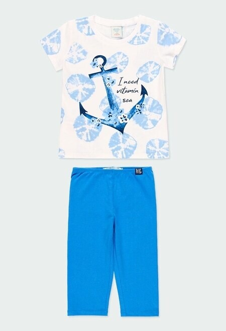 Boboli Girl's t-shirt and leggings set Boboli Girl's t-shirt and leggings set