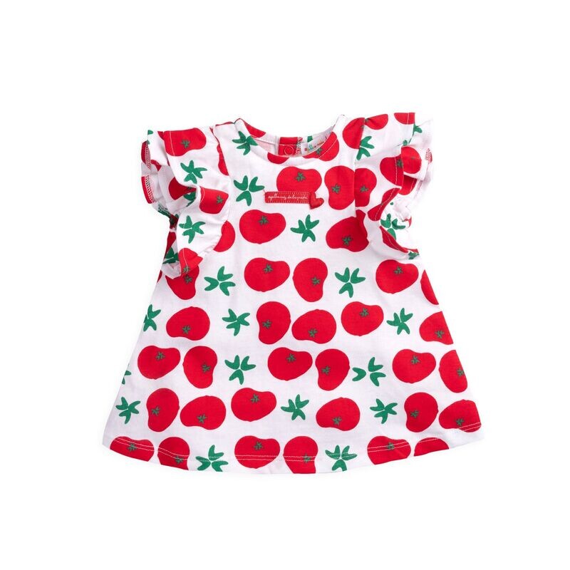 Agatha De LA Ruiz De la Prada Baby Girls Red Tomato Dress