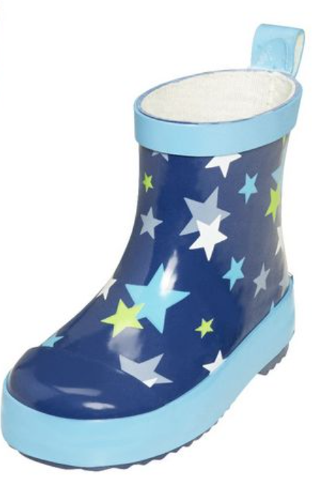 Playshoes Rubber Boots Half Shaft Stars