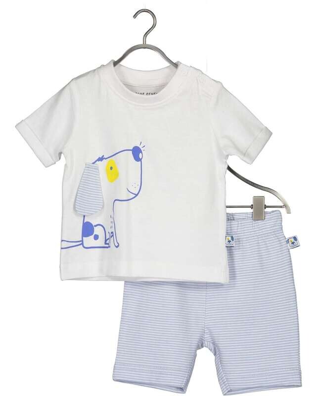 Blue Seven 2 Piece Baby Boy shorts Suit
