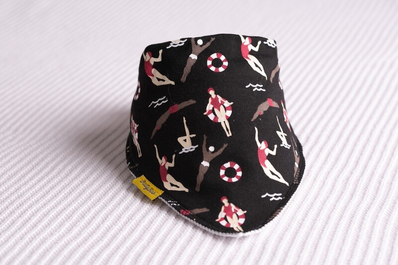 Babyboo SWIMMERS ORGANIC COTTON DRIBBLEBOO BANDANA BIB Babyboo SWIMMERS ORGANIC COTTON DRIBBLEBOO BANDANA BIB