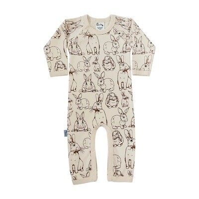 Fauna Kids ORGANIC COTTON BABYGROW ROMPER Rabbit Fauna Kids ORGANIC COTTON BABYGROW ROMPER Rabbit