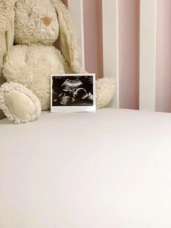 BabyBoo Moses Basket /Pram FITTED SHEET JUST White ORGANIC COTTON BEDDYBOO