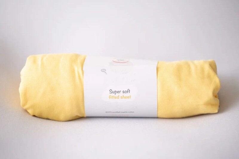 BabyBoo  Crib  FITTED SHEET JUST Sunshine ORGANIC COTTON BEDDYBOO