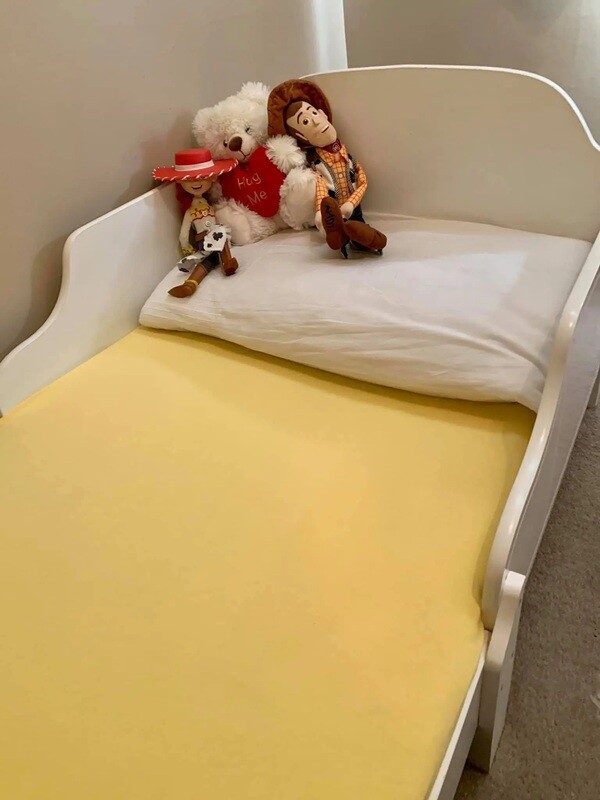 BabyBoo Crib FITTED SHEET JUST Sunshine ORGANIC COTTON BEDDYBOO
