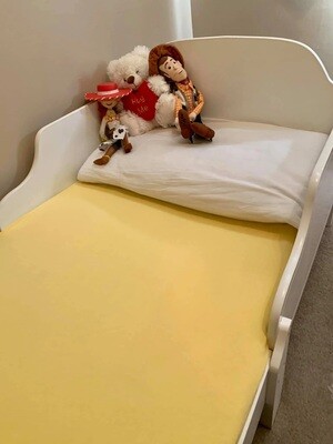 BabyBoo  Crib  FITTED SHEET JUST Sunshine ORGANIC COTTON BEDDYBOO