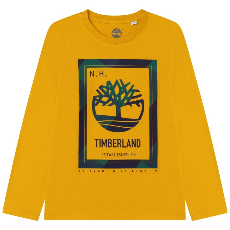 Timberland Boys Golden Yellow L/S T-Shirt Timberland Boys Golden Yellow L/S T-Shirt