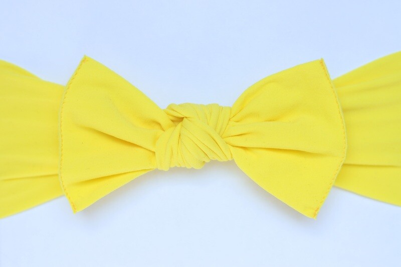 Pippa Sunshine Yellow Bow