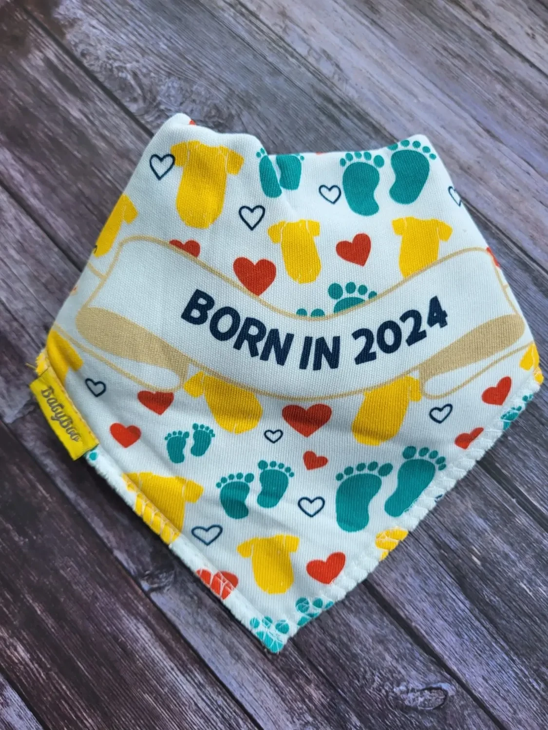 Babyboo Born in 2024 DRIBBLEBOO BANDANA BIB