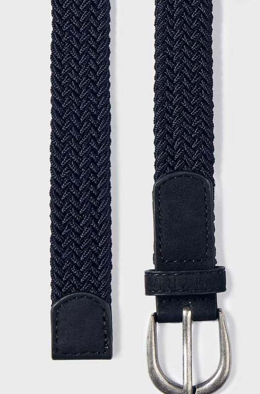 Mayoral Boys Elastic Braided belt Navy