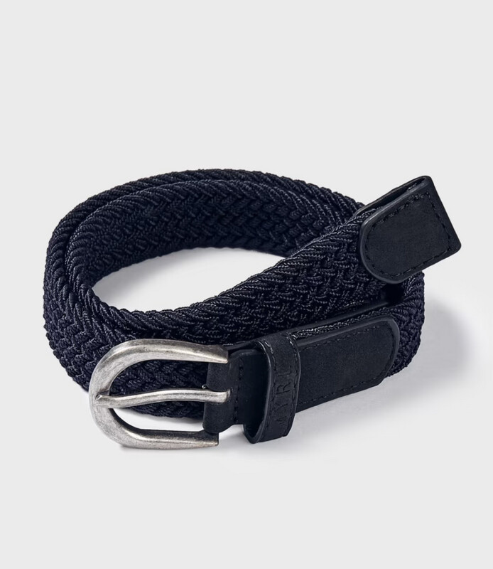 Mayoral Boys Elastic Braided belt Navy